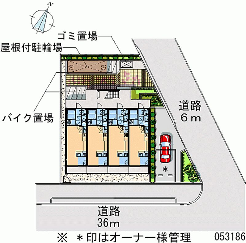 レオネクストパルテノン山王 区画図