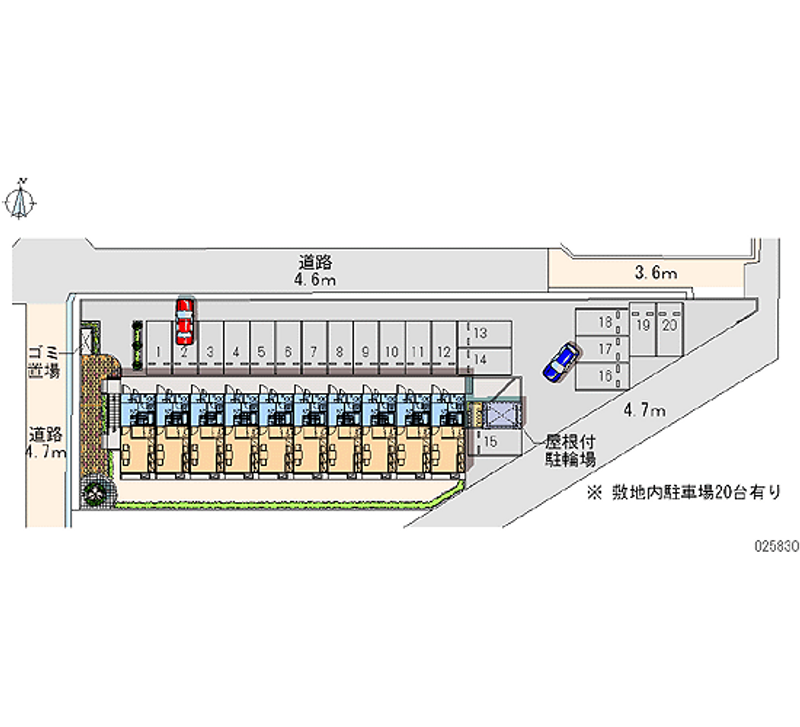 25830 bãi đậu xe hàng tháng