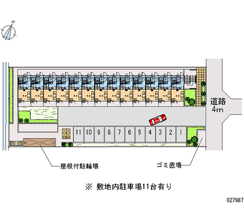 27987月租停车场