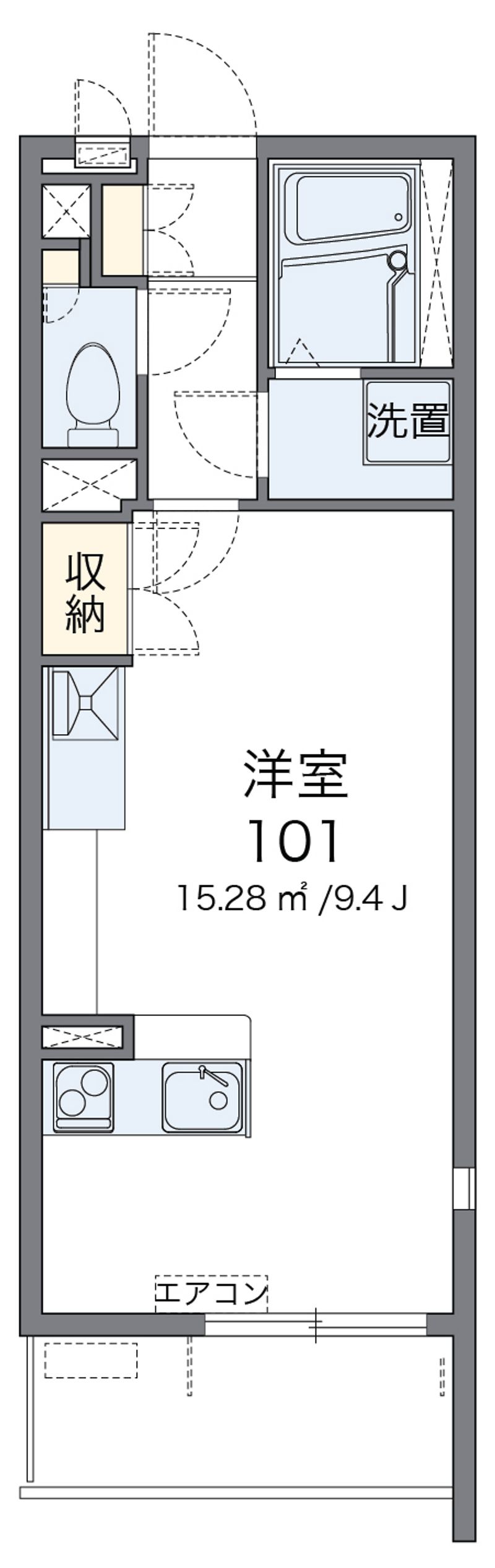 レオネクストカンタービレ 間取図
