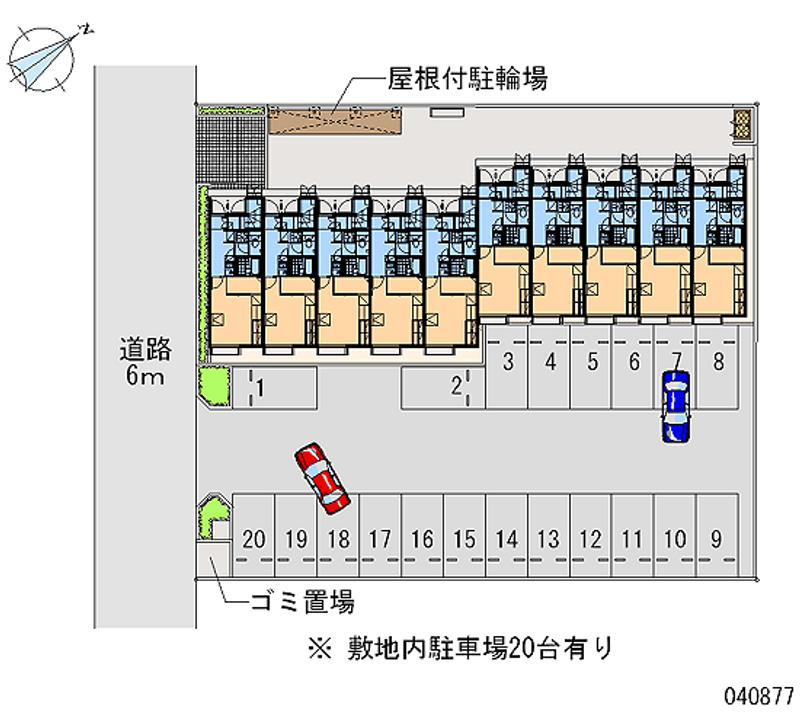 レオパレスクレイン 月極駐車場