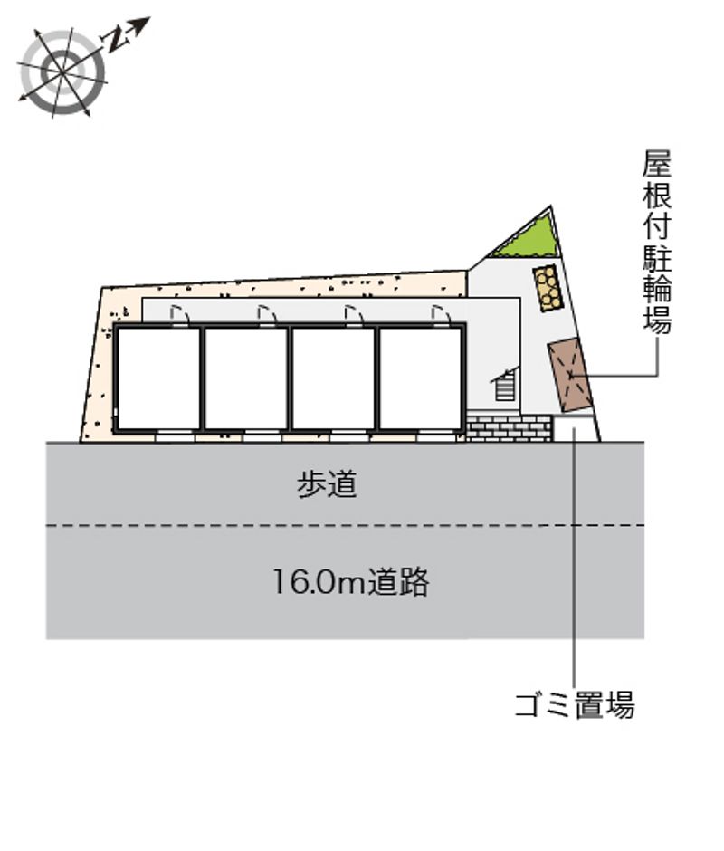レオネクストあさひ 配置図
