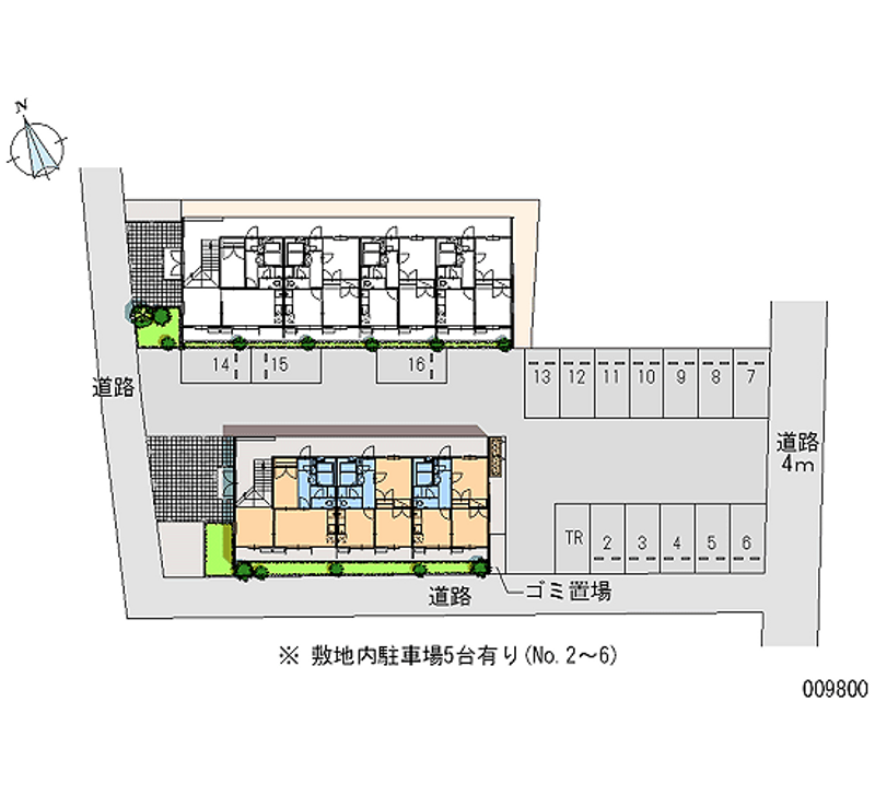 09800 Monthly parking lot