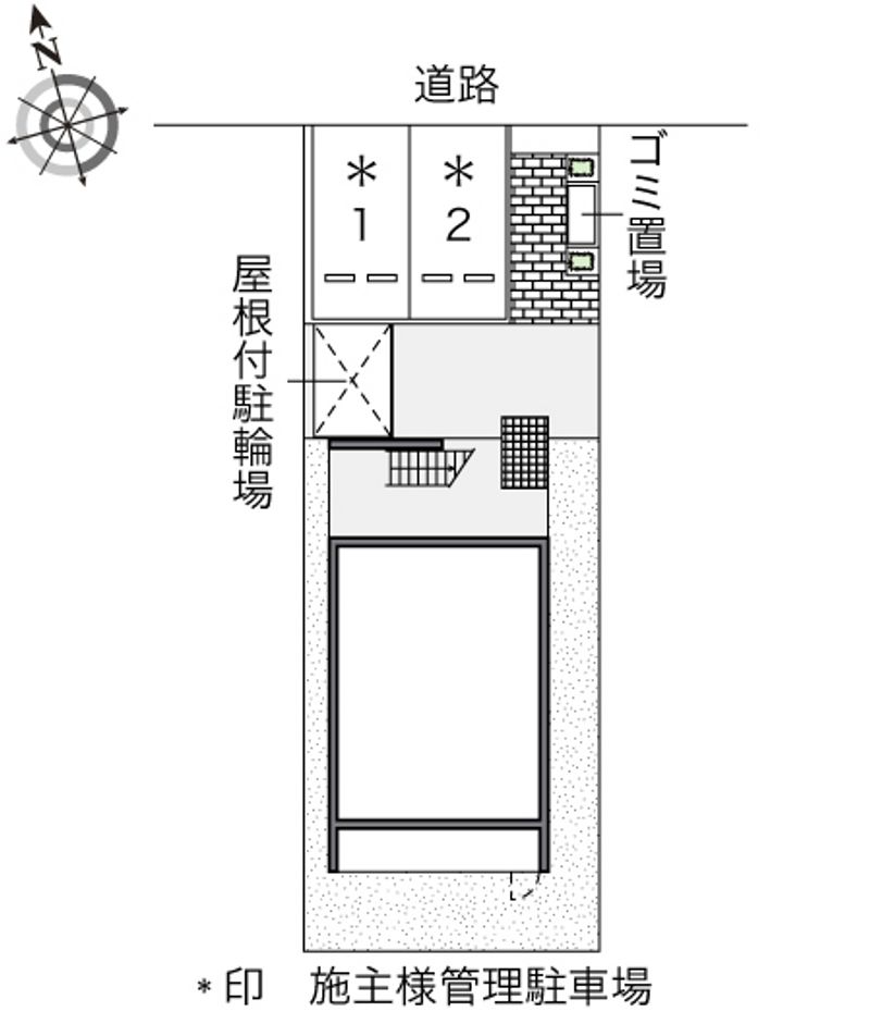 レオネクスト城北通り 配置図