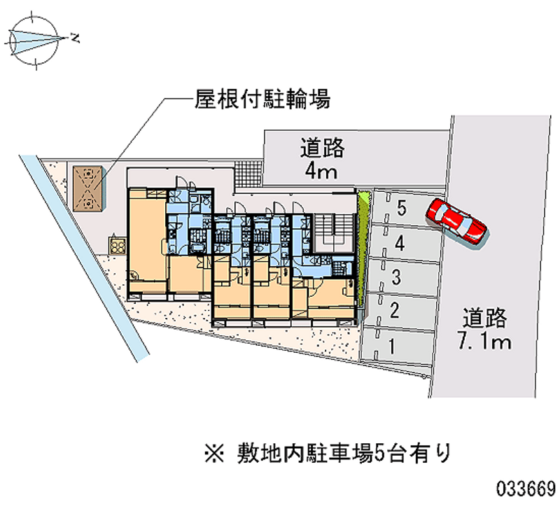 レオパレス湯河原Ｖｉｌｌａ 月極駐車場