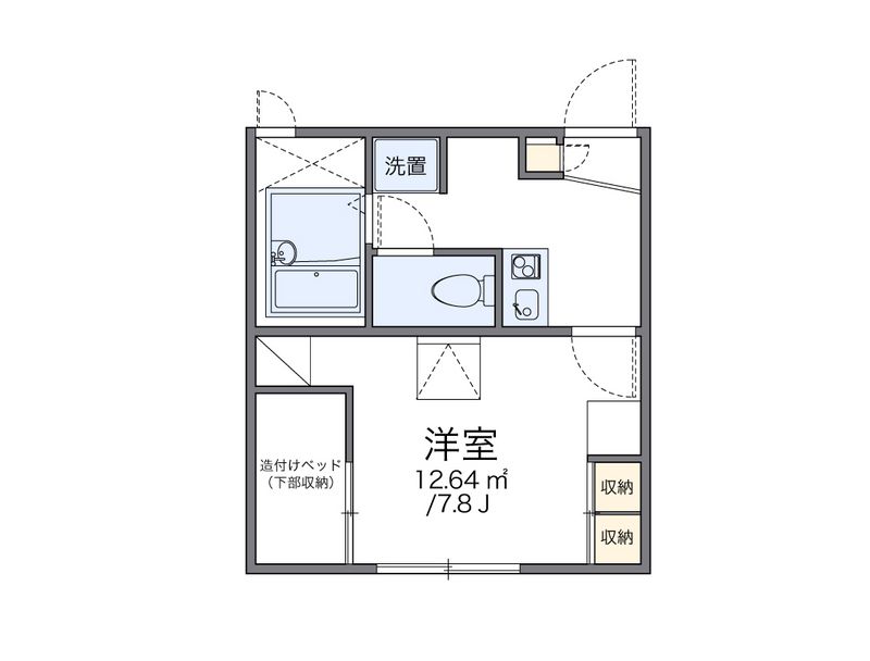 レオパレスＨＯＲＴＯＮ 間取図