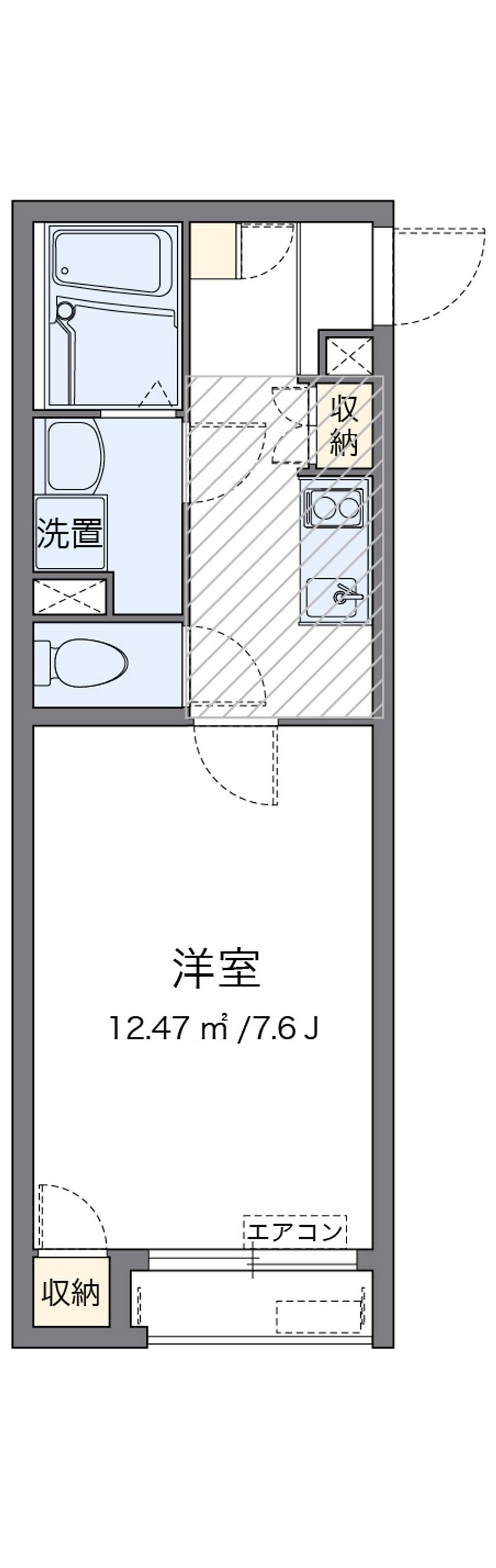 クレイノプランロード春江 間取図