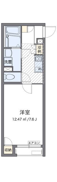 クレイノプランロード春江 間取り図