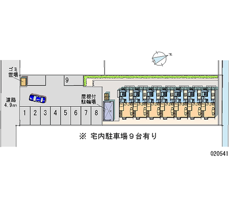 20541月租停車場