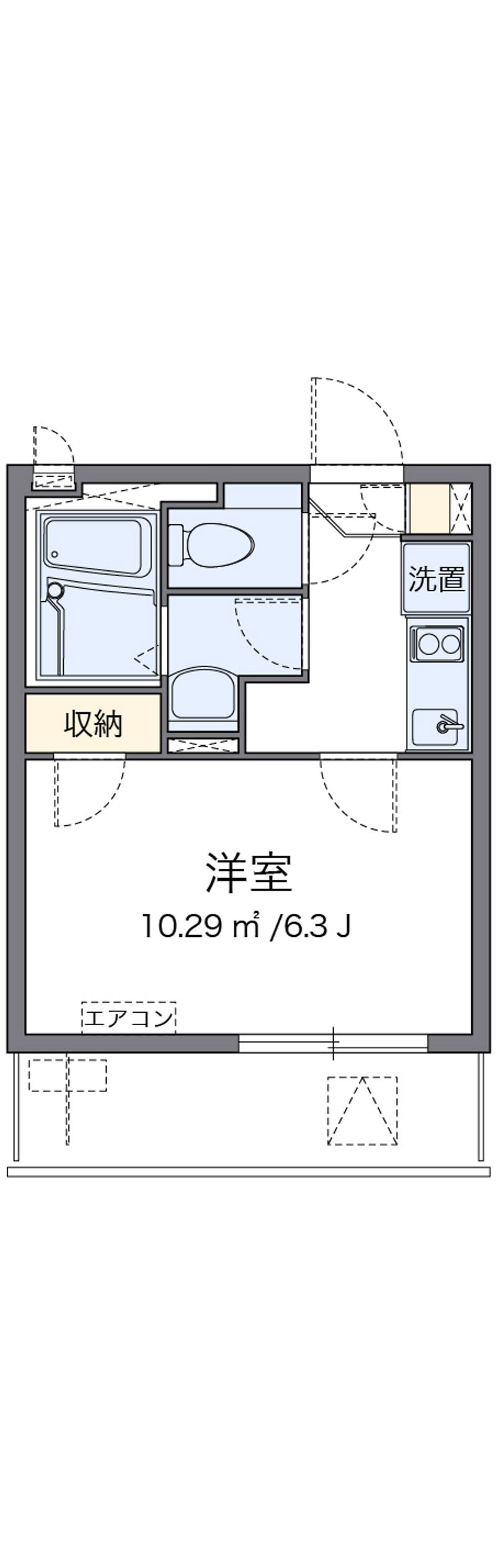 クレイノフローラ大森南 間取図