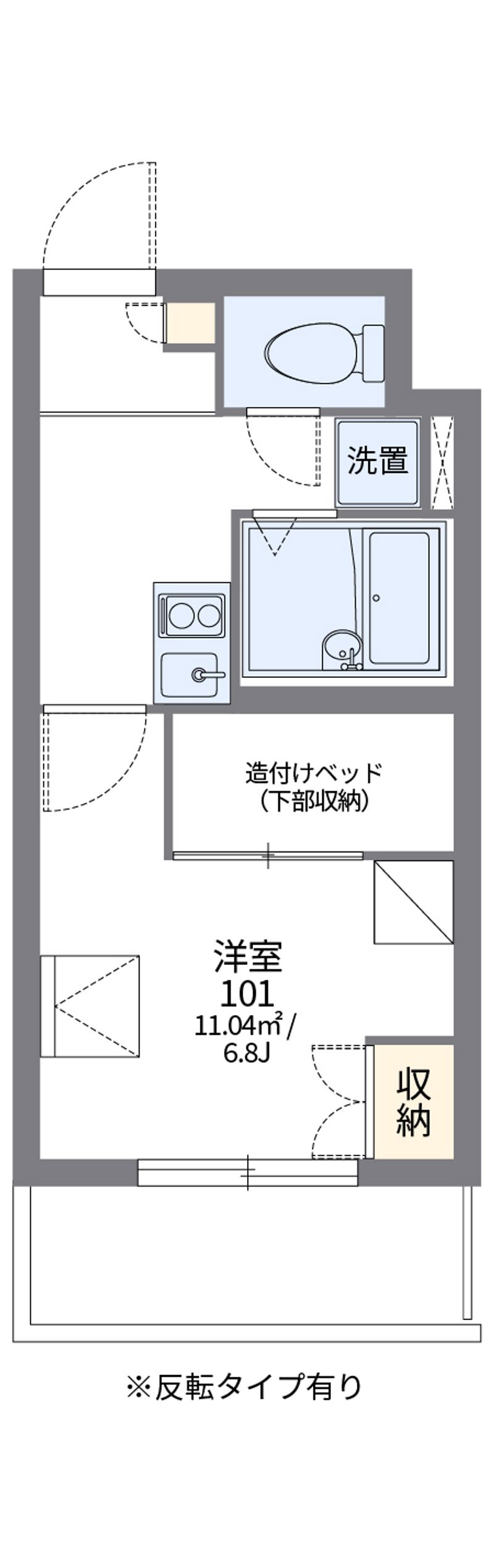 レオパレス本駒込 間取図