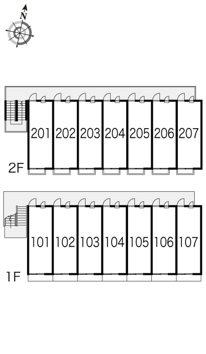 レオパレス永和 間取り配置図