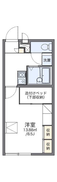 レオパレスメゾン　コンフォール 間取り図