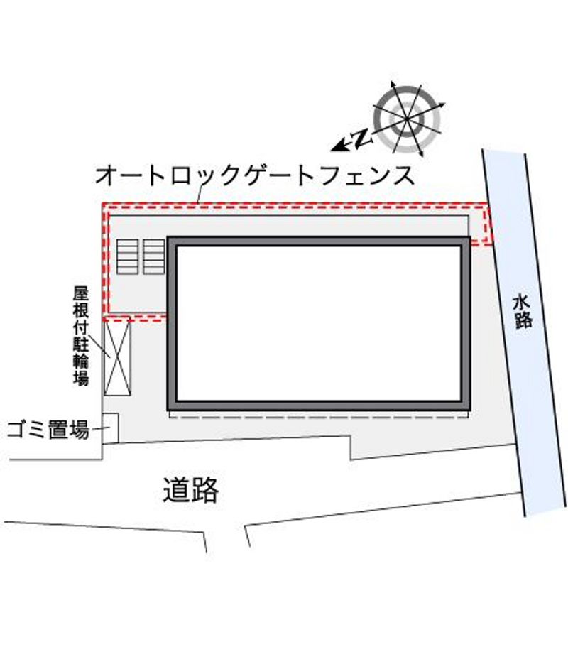 レオパレスたい 配置図