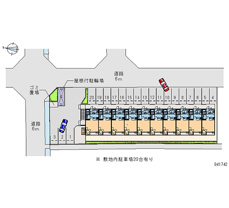 41742 Monthly parking lot