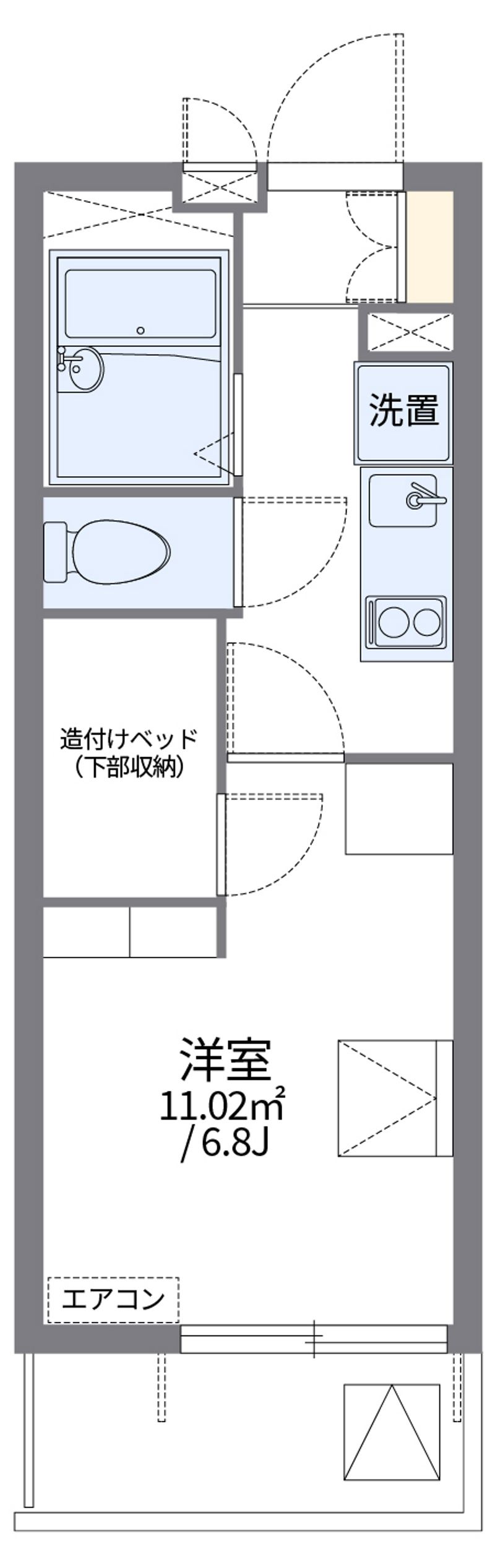 レオパレスプランタン 間取り