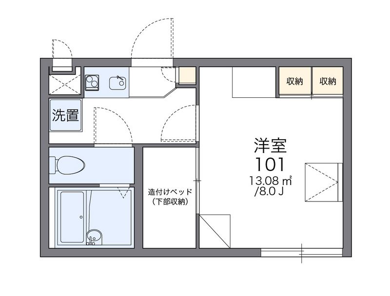 レオパレスＶｉｖｒｅ 間取図