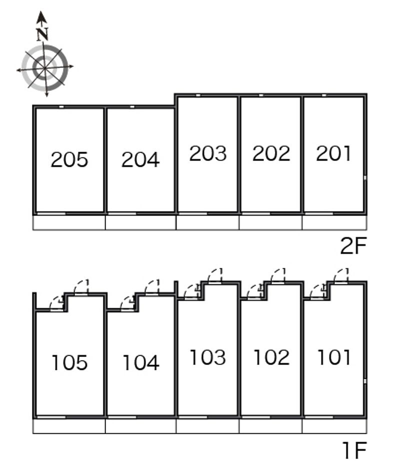 レオネクスト四番 間取配置図