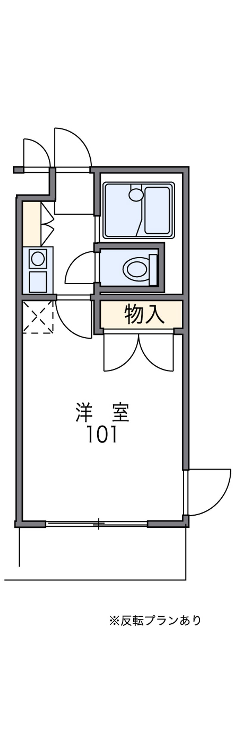 レオパレス武庫荘北 間取図