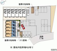 レオパレス白山Ⅱ 区画図