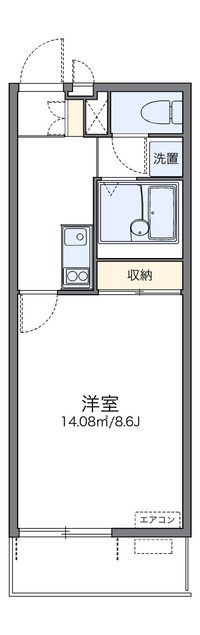 レオネクストサンハイムかわなか 間取り図