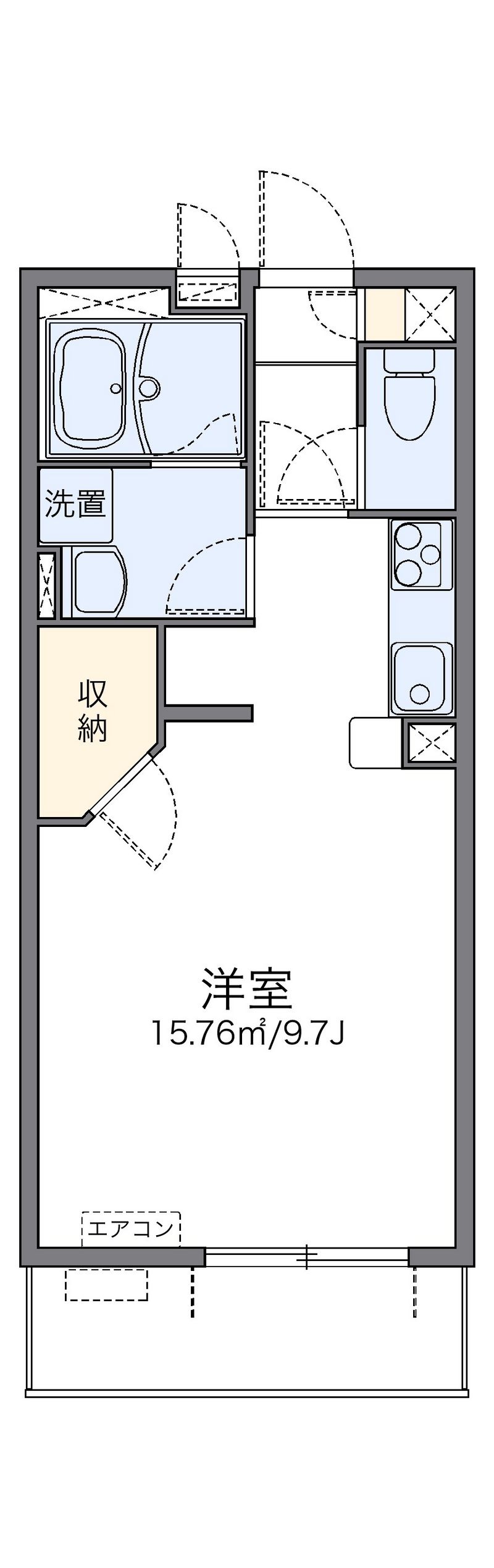 レオネクスト東郷通Ⅰ 間取図