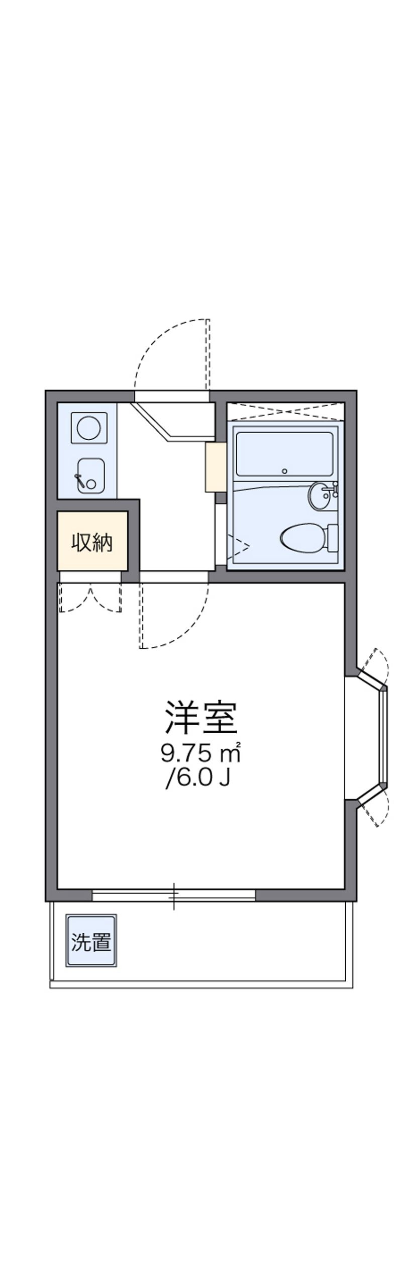 レオパレス豊橋 間取図