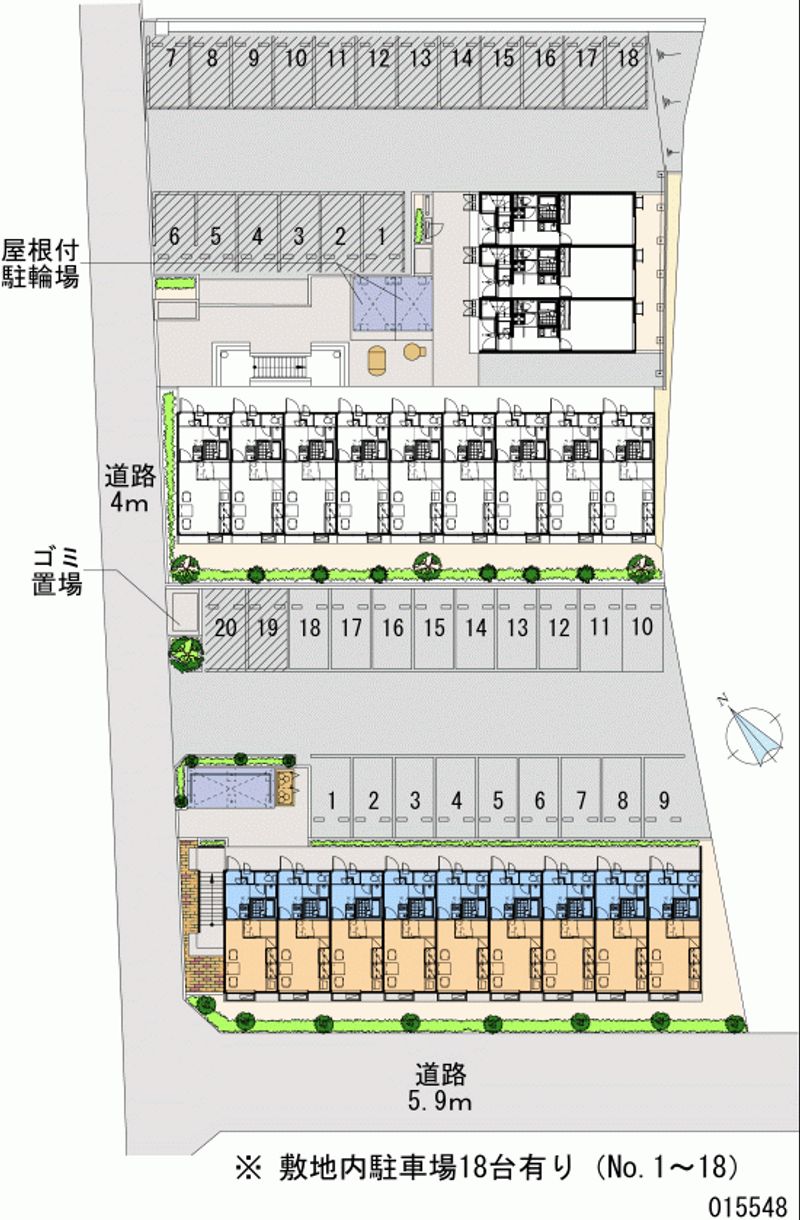 15548 Monthly parking lot