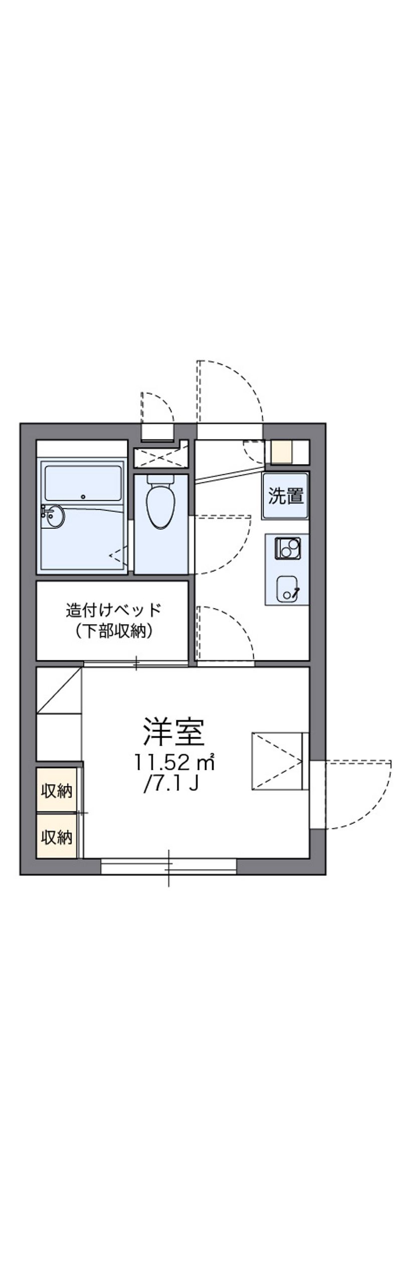 leopalace Chihaya Floor plan