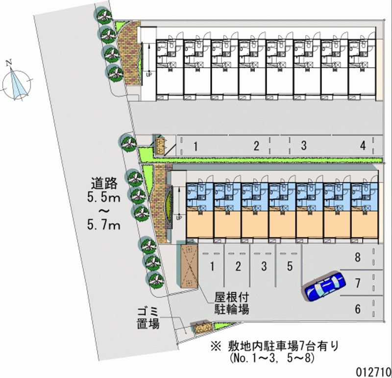 レオパレス夢一番館 区画図