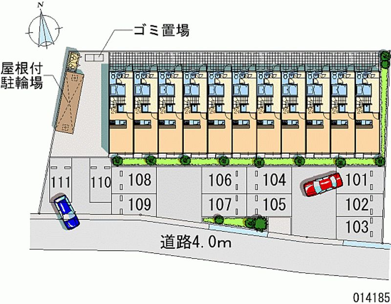 レオパレス山ノ根 月極駐車場