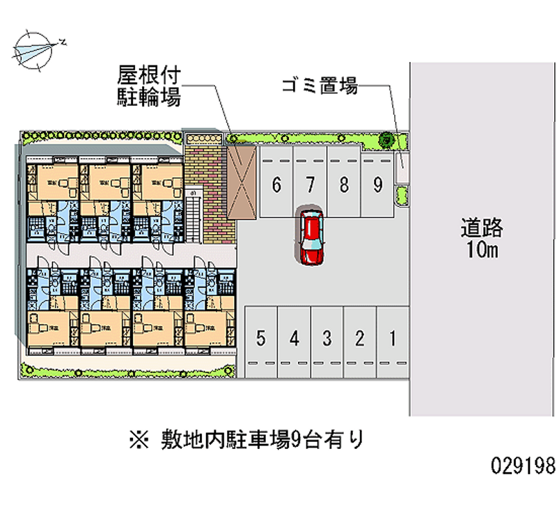 レオパレス桜の樹 月極駐車場