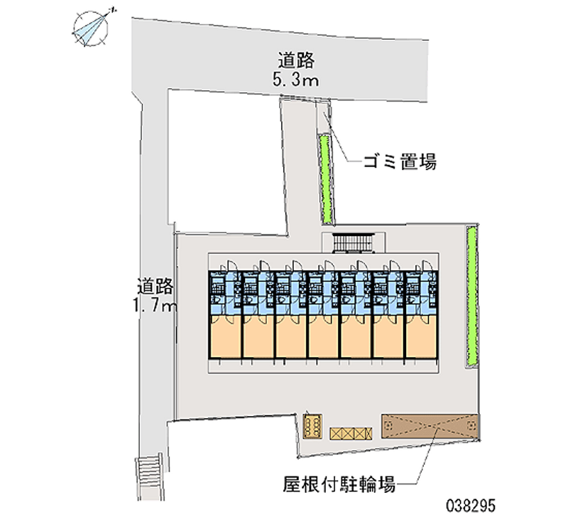 レオパレスＷＩＮＧ西淀 区画図