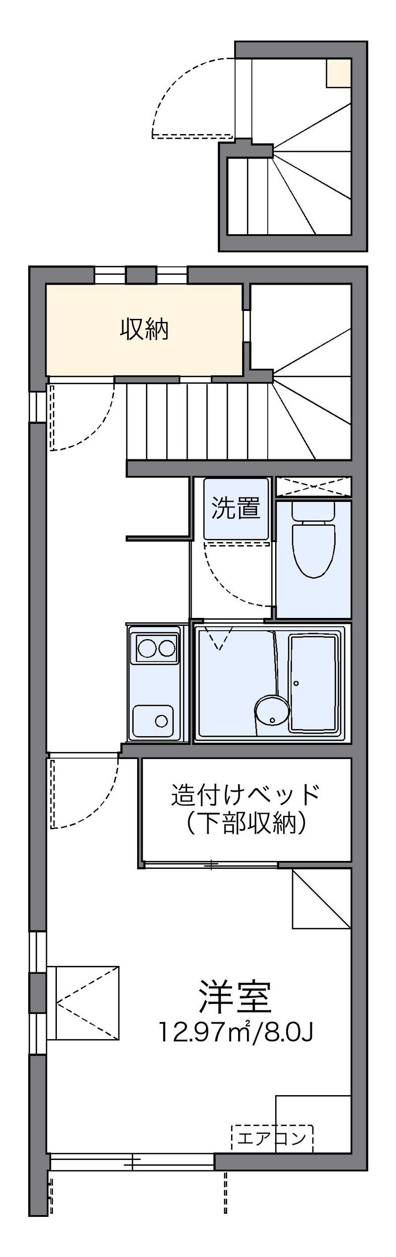 LEONEXT Reve Iwaigawa 户型图