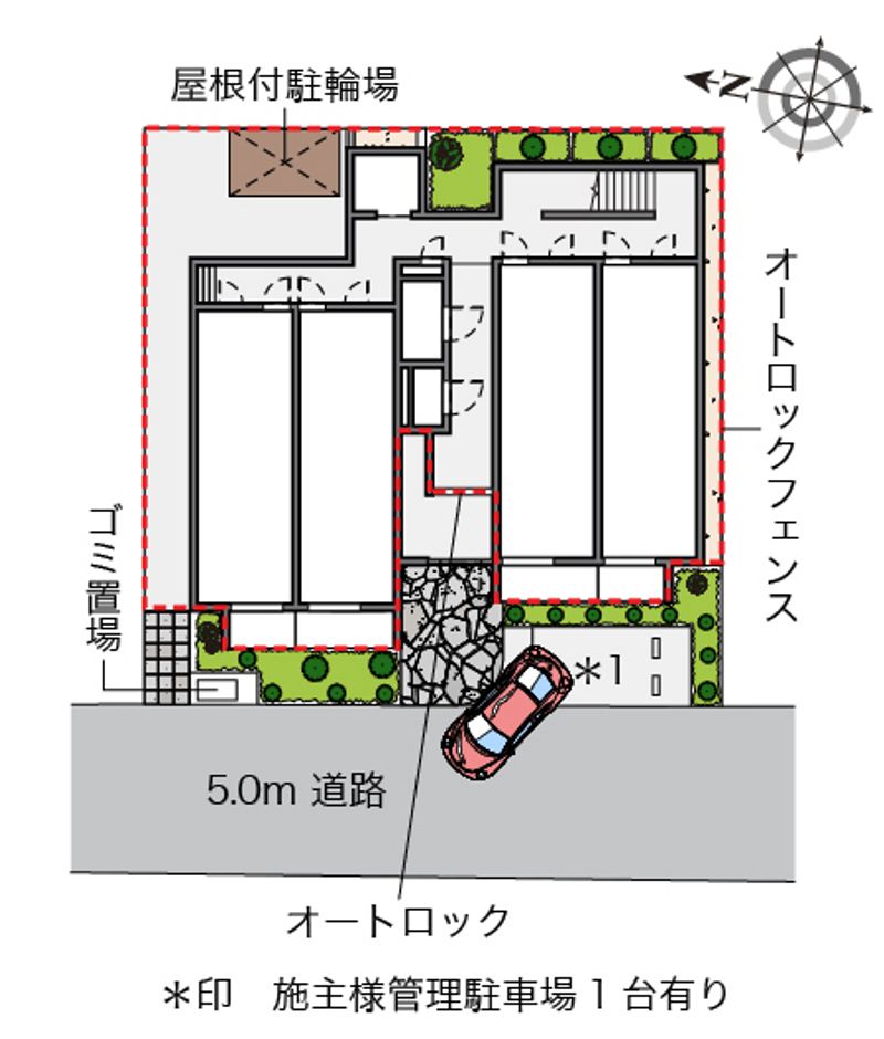 レオネクストアルバーロ原宿 配置図