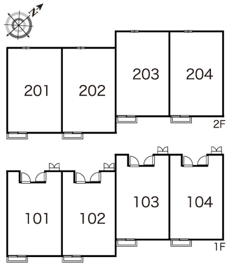 レオパレスシャイン 間取り配置図