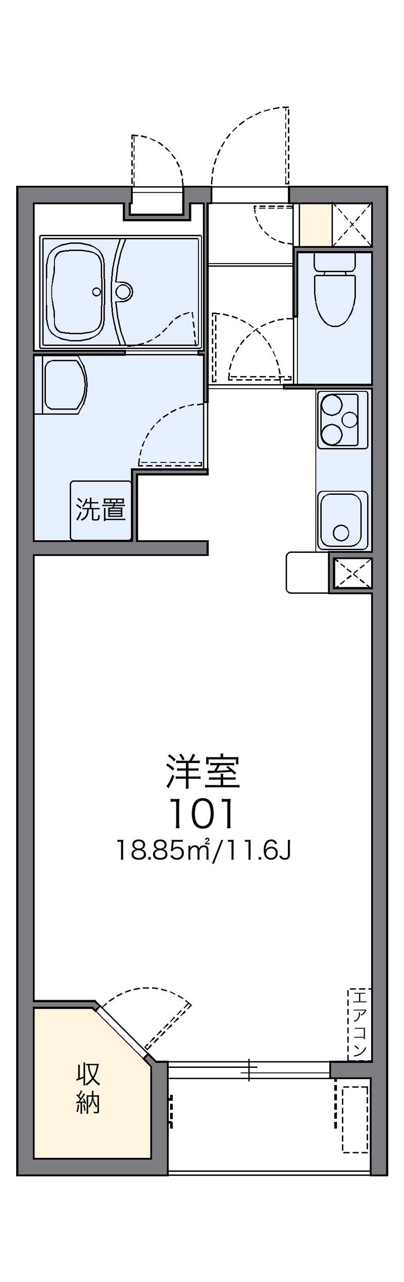 レオネクスト山東 間取図