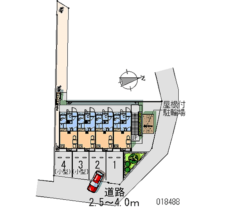 レオパレスさざなみ 区画図