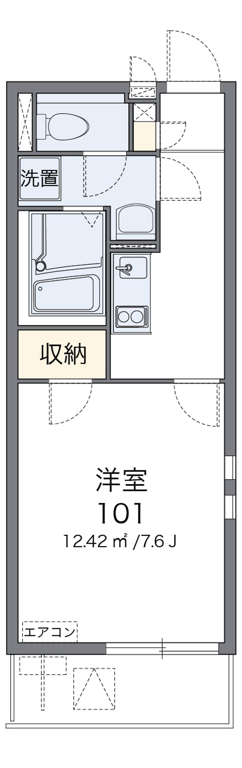 クレイノカーサフェリチタ 間取図
