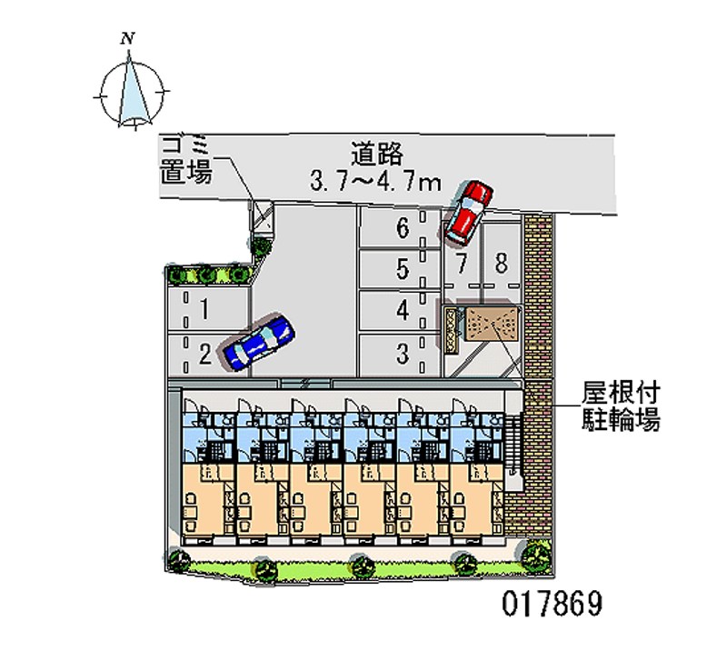 17869月租停车场