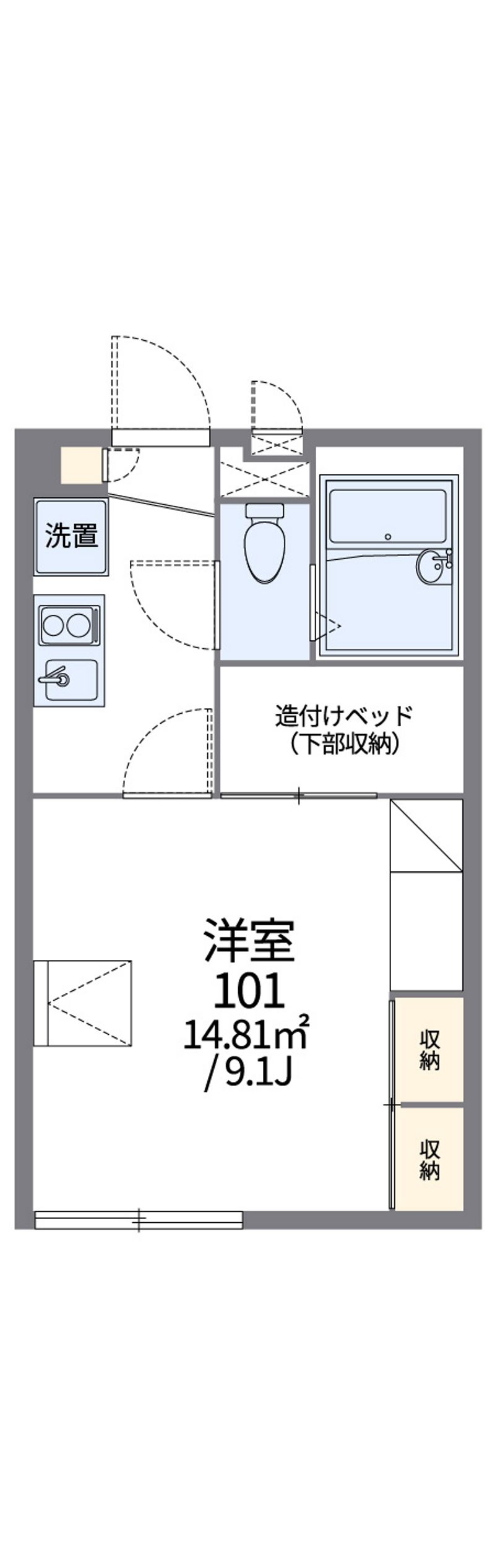 レオパレスＬ＆Ｌ　Ⅰ 間取図
