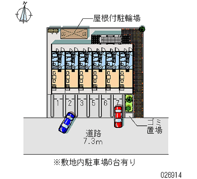 レオパレスＩＮＡＧＡＭＩ 月極駐車場