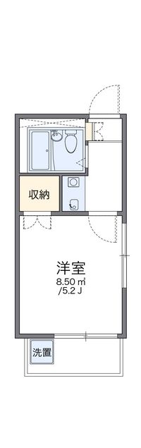 レオパレス白山第４ 間取り図