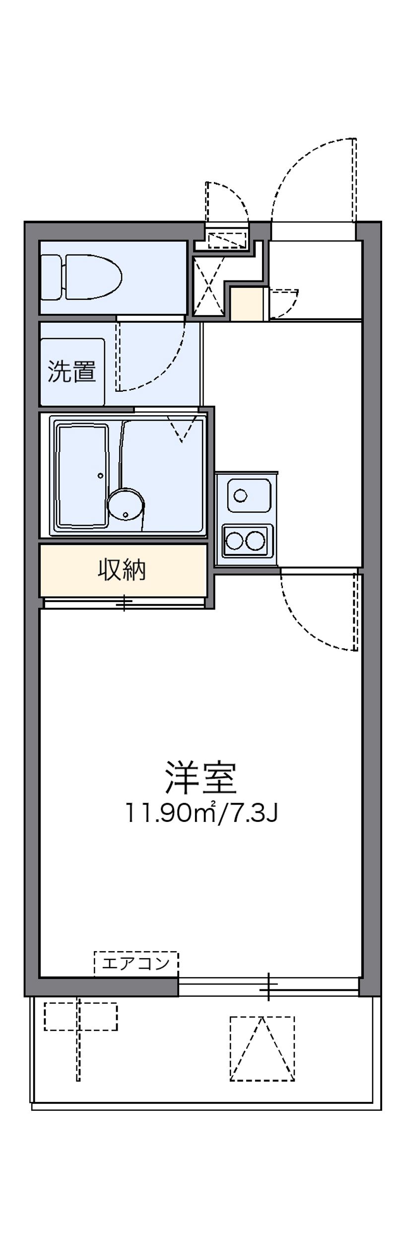レオネクストルフェリ 間取図