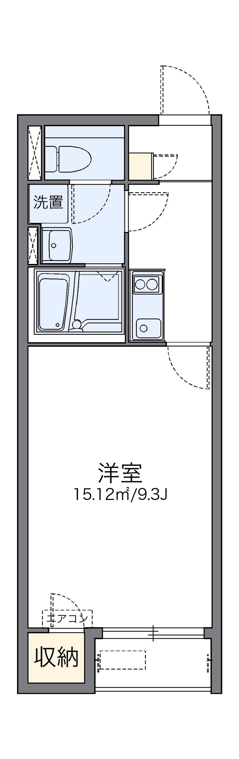 レオネクスト小郡 間取図