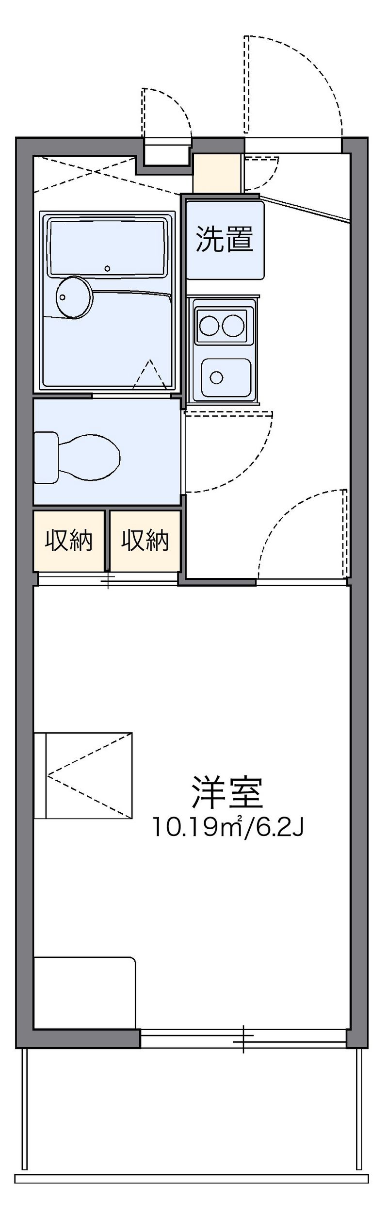 レオパレス恋の坂 間取り