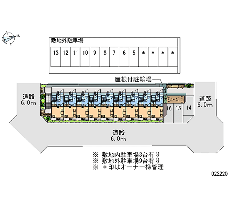 22220月租停车场