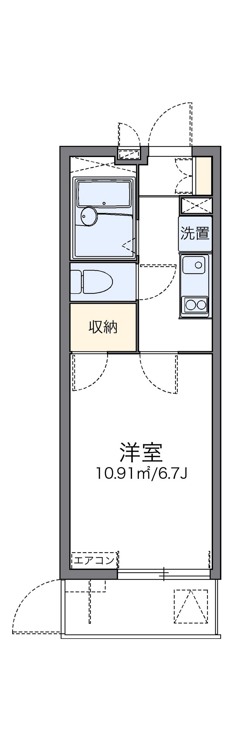 leopalace Beppu II Floor plan