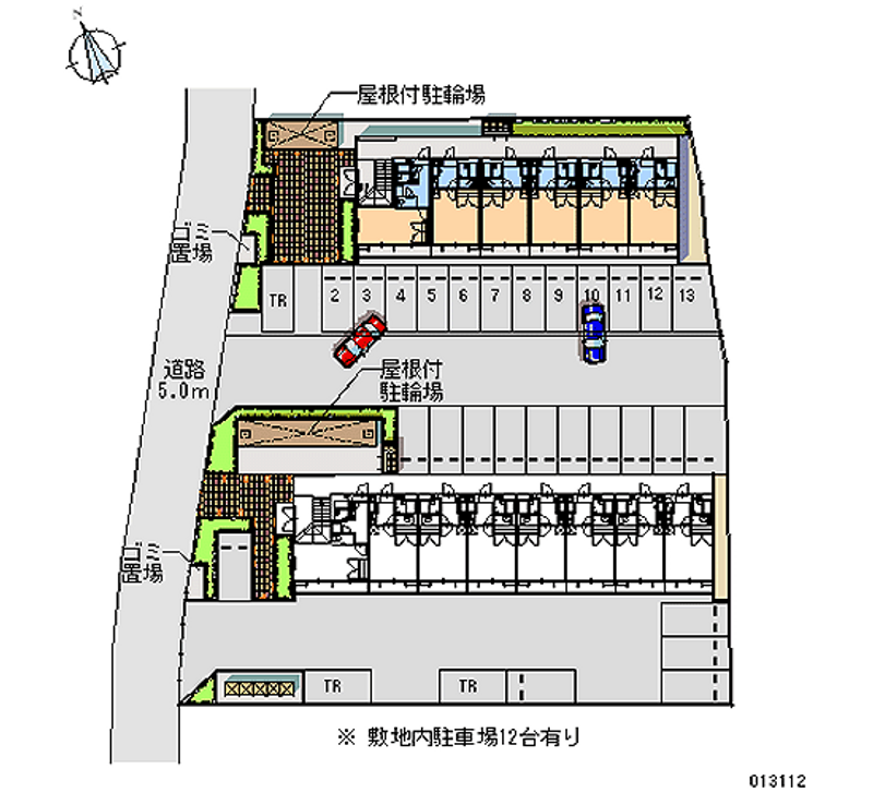 13112 Monthly parking lot