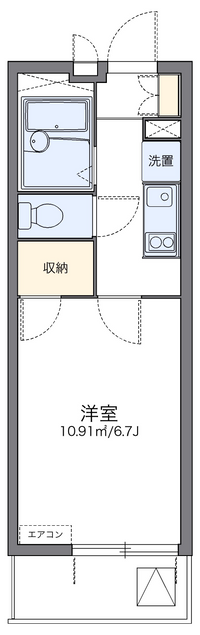 レオパレスインサイド新栄 間取り図